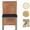 Ver imagem 3 de Mesa Bistro e 4 Banquetas Roma Fendi Corda Náutica 12 Trama Original