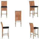 Ver imagem 5 de Mesa Bistro e 4 Banquetas Roma Fendi Corda Náutica 12 Trama Original