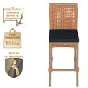 Ver imagem 4 de Mesa Bistro e 4 Banquetas Roma Fendi Corda Náutica 12 Trama Original