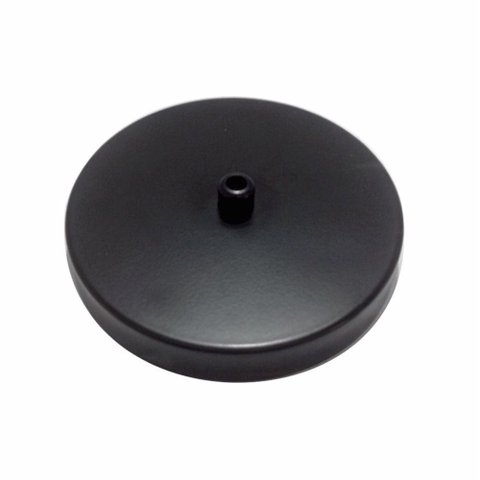 Kit/16 Canopla Lustre Elo Corrente Md-1008 11x1,2mm Preto Lustres Vivare Acessório