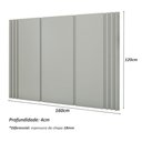 Ver imagem 6 de Cama Solteiro Cabeceira e Mesa C/ 2 Gavetas sob Medida Mdf Cor:prata