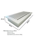 Ver imagem 5 de Cama Solteiro Cabeceira e Mesa C/ 2 Gavetas sob Medida Mdf Cor:prata