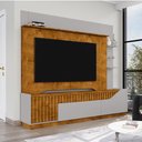 Ver imagem 6 de Estante Home Tv 75 Pol 210 Cm Dallas Naturalle Off White Bechara