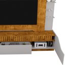 Ver imagem 4 de Estante Home Tv 75 Pol 210 Cm Dallas Naturalle Off White Bechara