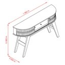 Ver imagem 3 de Aparador Elegance 2 Portas 1 Gaveta