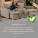 Ver imagem 6 de Sofá Cama Retrátil 220cm 04 Lugares Resplendor