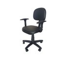 Ver imagem 3 de Cadeira Escritório Secretária Anatômica Corino C Braços:preto