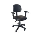 Ver imagem 2 de Cadeira Escritório Secretária Anatômica Corino C Braços:preto