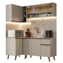 Ver imagem 3 de Armário de Cozinha Completa de Canto 265cm Nice Madesa