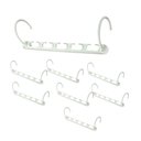 Ver imagem 1 de Cabideiro Organizador de Roupas 8 Peças Cabide