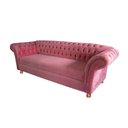 Ver imagem 2 de Sofá Chesterfield Conde Del 2,30:ROSA