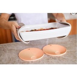 Apoio/descanso de Panela Redondo Preto em Silicone Atóxico com Maior Espessura para Proteção Térmica - 7