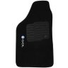 Jogo de Tapete Automotivo Carpete Gol Quadrado 1980 À 1994 Soft Logo Bordado Preto 5 Peças - 4