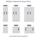 Ver imagem 7 de Berço 3 em 1 com Colchão Incluso e Cômoda 2 Portas 4 Gavetas Liz Multimóveis Mp4773 Branco