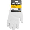 Ver imagem 1 de Luva de Malha 3 Fios Lmv 3 Branca Encartelada - Vonder