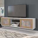 Ver imagem 6 de Rack Suspenso para TV até 72 Polegadas 180cm em BP Porta Telada Multiverso 