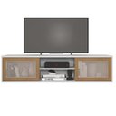 Ver imagem 3 de Rack Suspenso para TV até 72 Polegadas 180cm em BP Porta Telada Multiverso 