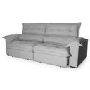 Ver imagem 6 de Sofá Retrátil Reclinável Aconchego 2,70m Bouclê