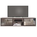 Ver imagem 3 de Rack Suspenso para TV até 72 Polegadas 180cm em BP Porta Reflecta Multiverso 