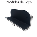 Ver imagem 4 de Kit 2 Porta-Chaves Suporte de Parede Organizador Chaveiro Aço Reforçado Preto
