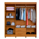 Ver imagem 3 de Guarda Roupa Copacabana New 6 Portas Benetil Móveis - Cinamomo/off