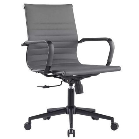 Cadeira Manhattan Black Diretor - Cinza Fratini