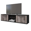 Ver imagem 7 de Rack Suspenso para TV até 72 Polegadas 180cm em BP Porta Ripada Multiverso 