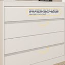 Ver imagem 5 de Cômoda 4 Gavetas Orgânica Luna 100% MDF 91cm Yescasa Branco/Neve