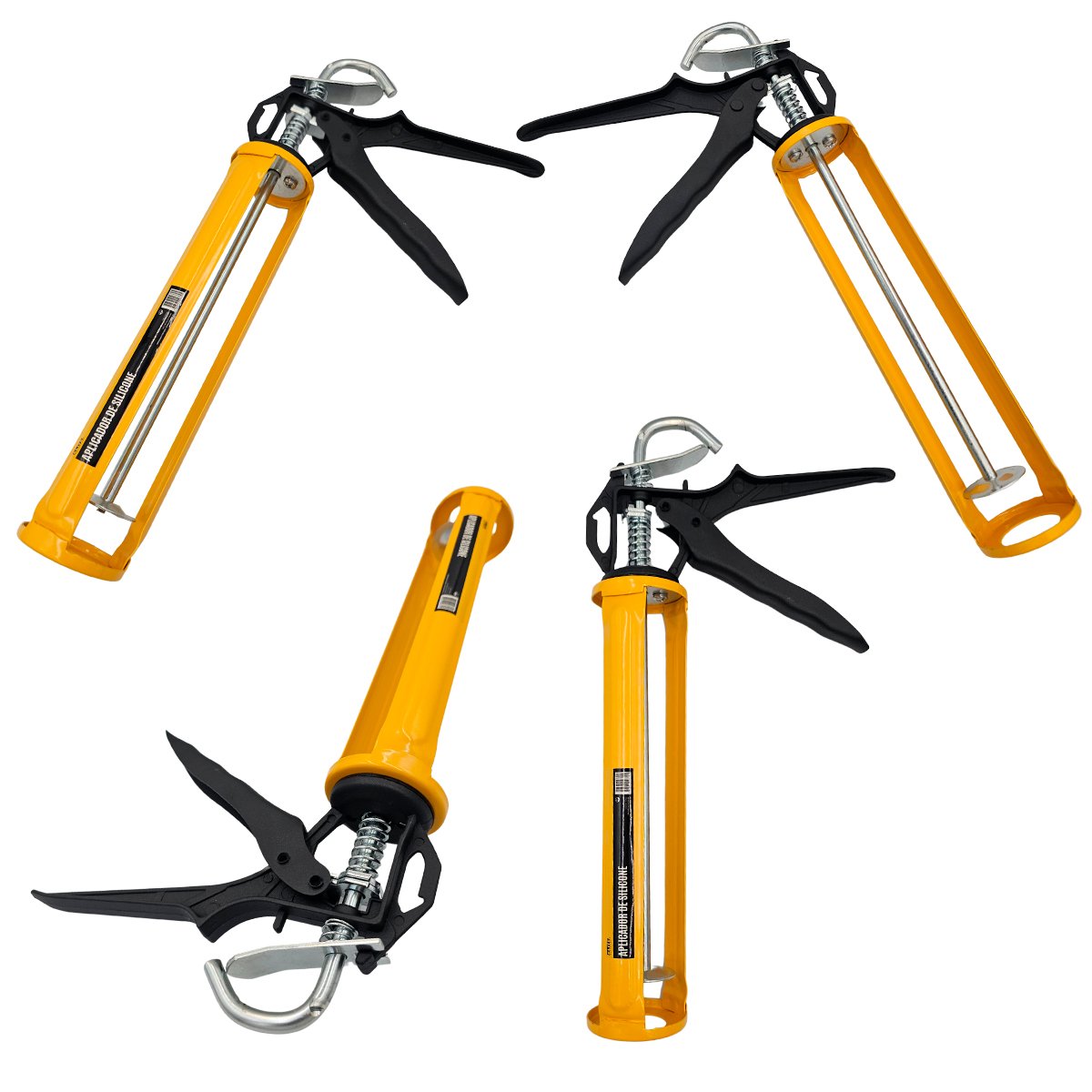 Pistola Aplicador de Silicone Reforçada Profissional Elite - 3