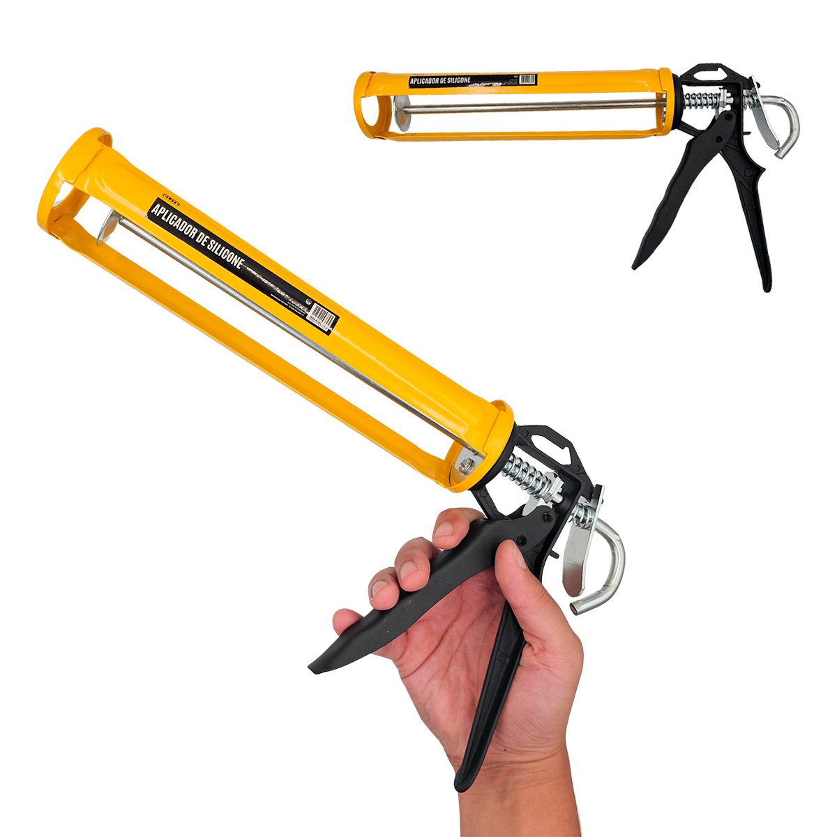 Pistola Aplicador de Silicone Reforçada Profissional Elite - 5