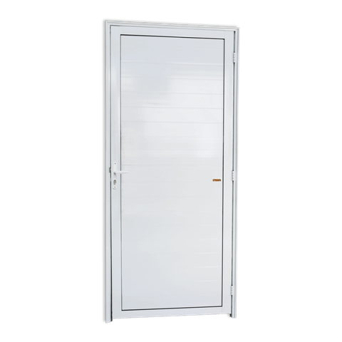 Porta Alumínio Lambril e.Branco 70 Brimak