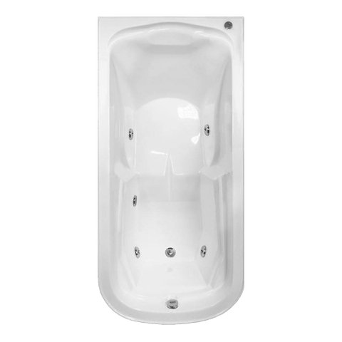 Banheira Retangular Excalibur com Hidro em Acrílico