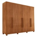 Ver imagem 1 de Guarda-Roupa Casal 100% MDF 6 Portas e 6 Gavetas com Pés 273cm Multimóveis CR35509 Madeirado