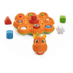 Brinquedo Educativo Pula Bloco Hipopótamo Musical - Calesita - 1