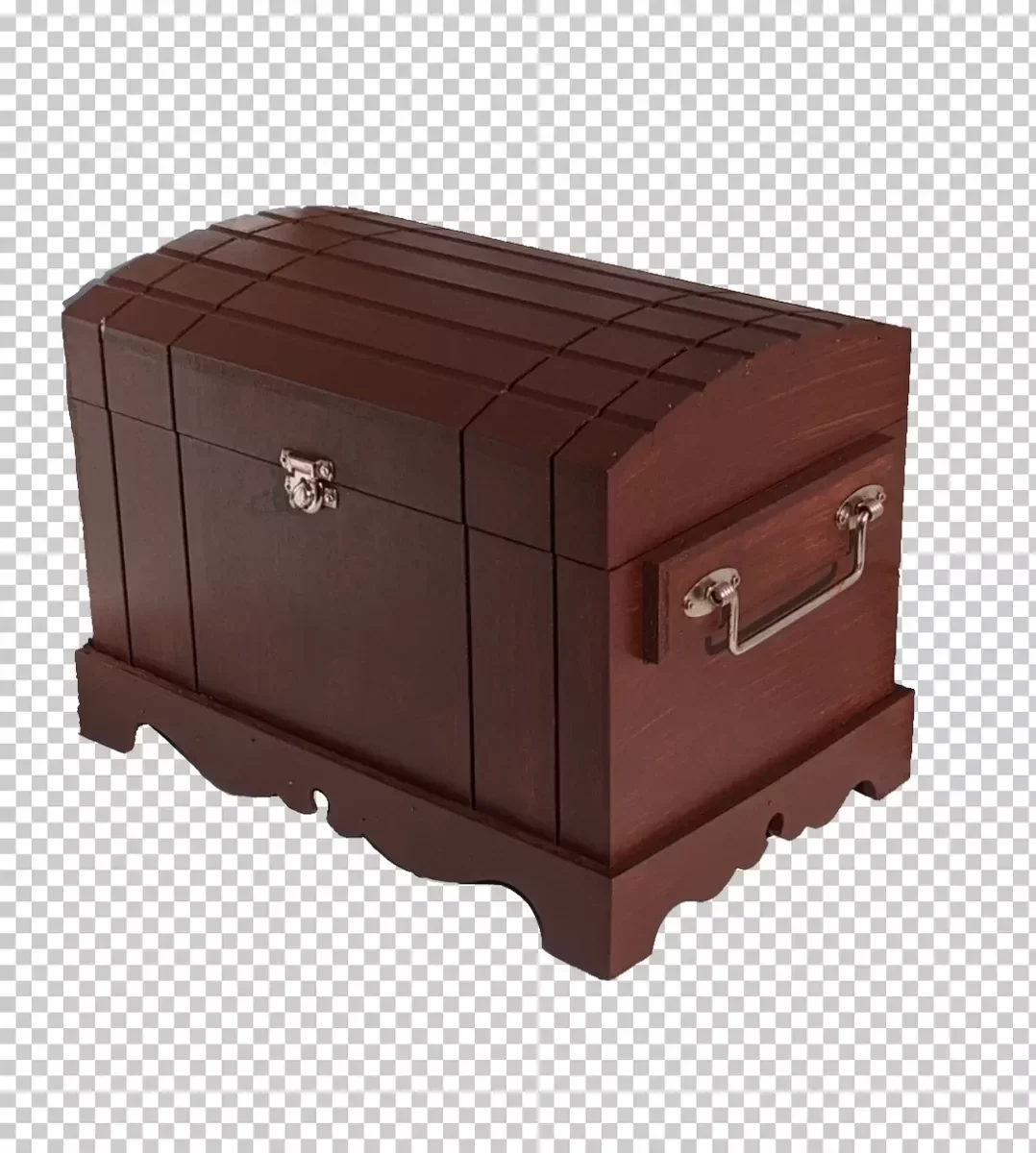 Caixa Madeira Baú Decoração De Sala Kraft Arte Rustic Decor - 5