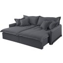 Ver imagem 3 de Sofá Cama Leona Retrátil e Reclinável 190 Cm Braço 15 Cm Meu Sofá Online