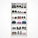 Ver imagem 3 de Sapateira Vertical Armário Multiuso Brunet L03 Branco - Mpozenato