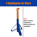 Ver imagem 4 de 2 Cavaletes de Automóvel 2 Toneladas Tipo Preguiça Carro Suporte Reforçado