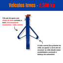 Ver imagem 5 de 2 Cavaletes de Automóvel 2 Toneladas Tipo Preguiça Carro Suporte Reforçado