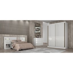 Guarda Roupa 2 Portas 3 Gavetas Avila Novo Horizonte - 5