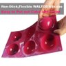 Molde de Silicone para Bolo Walfos, Forma Antiaderente com 6 Espaços para Glacê, Sabonete, Muffin, P - 4