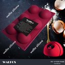 Ver imagem 5 de Molde de Silicone para Bolo Walfos, Forma Antiaderente com 6 Espaços para Glacê, Sabonete, Muffin, P