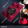 Molde de Silicone para Bolo Walfos, Forma Antiaderente com 6 Espaços para Glacê, Sabonete, Muffin, P - 5