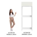 Ver mais imagens de Porta-geladeira Madesa Stella 1 Porta Basculante Branco