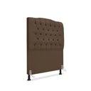 Ver imagem 1 de Cabeceira de Cama Box Solteiro 90 Cm Dunas - Veludo Marrom