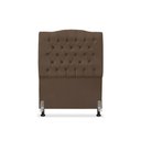 Ver imagem 2 de Cabeceira de Cama Box Solteiro 90 Cm Dunas - Veludo Marrom