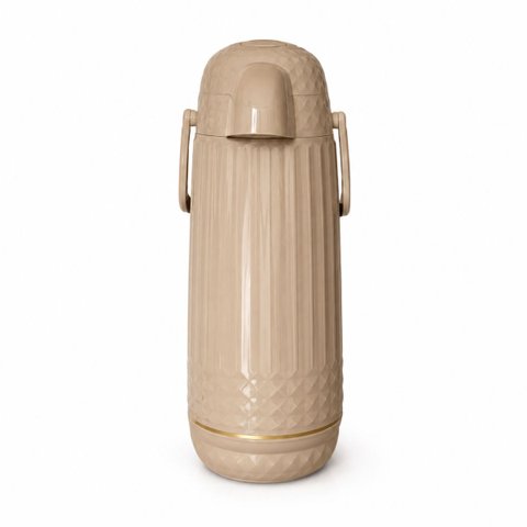 Garrafa Termica Valentina Bege Areia 1.8L Dour Linha Classic