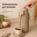 Ver imagem 4 de Garrafa Termica Valentina Bege Areia 1.8L Dour Linha Classic
