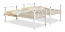 Ver imagem 3 de Beliche Bi Cama Tubolar em Aço, 2 Cama Solteiro Colchão 78:preto