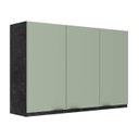 Ver imagem 2 de Armário Aéreo de Cozinha 120cm 3 Portas New York Móvel na Caixa